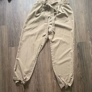 SHEIN Women's Tan Straight Leg Pants